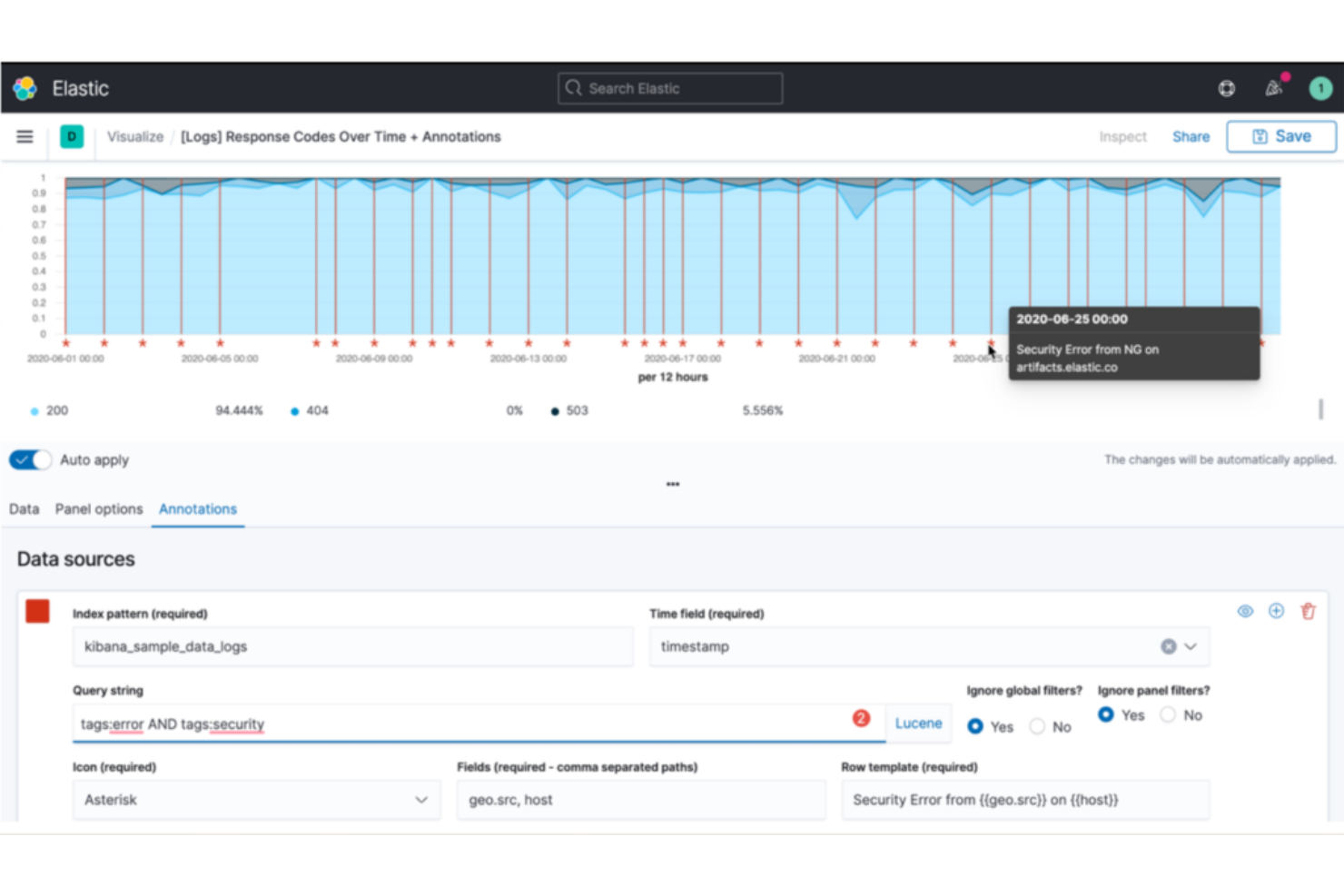Elastic Stack screenshot - 10 beste datafabricsoftware van 2026