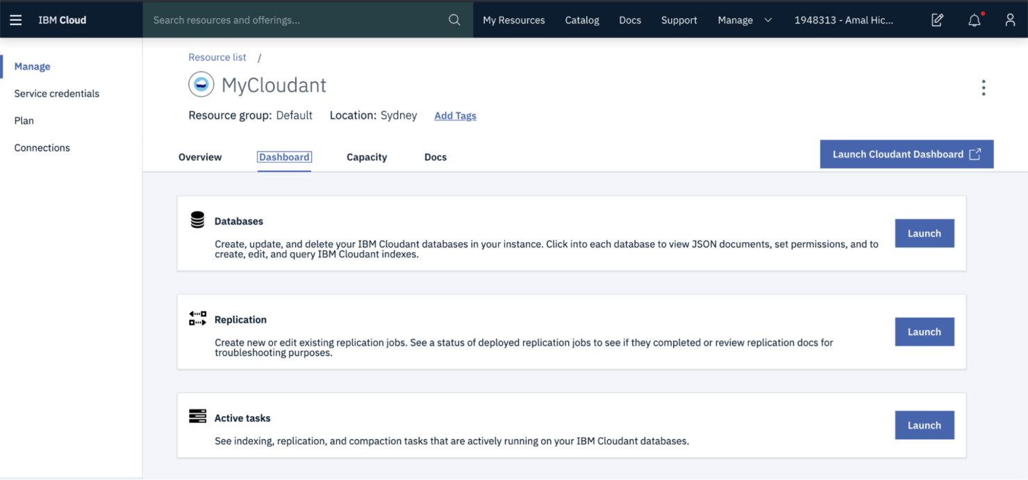 IBM Cloudant screenshot - 10 beste NoSQL-databases beoordeeld voor 2026