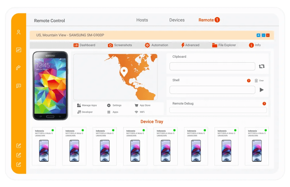 HeadSpin screenshot - 10 beste software voor mobiele appontwikkeling beoordeeld voor 2026