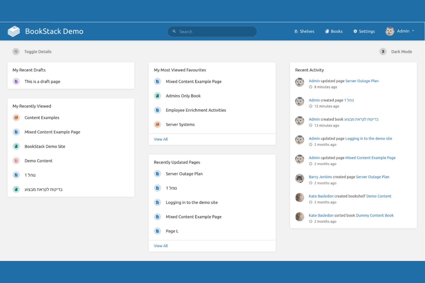 BookStack screenshot - 10 beste Confluence-alternatieven beoordeeld in 2026