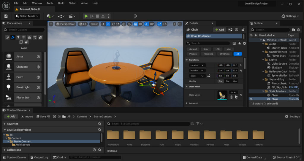 Unreal Engine screenshot - 10 Beste softwareopties voor game-engines in 2026