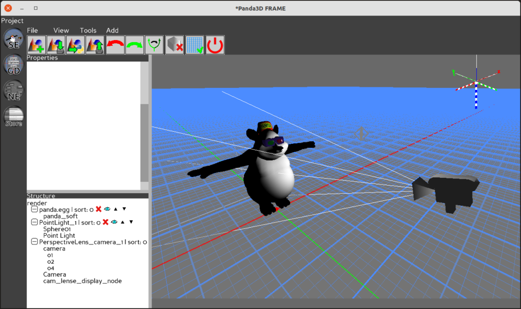 Panda3D screenshot - 10 Beste softwareopties voor game-engines in 2026