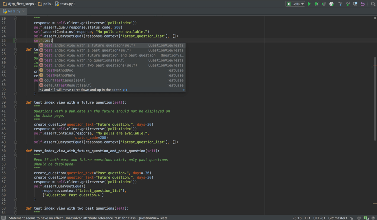 PyCharm screenshot - 10 beste IDE-software voor 2026 (meer dan 10 getest)