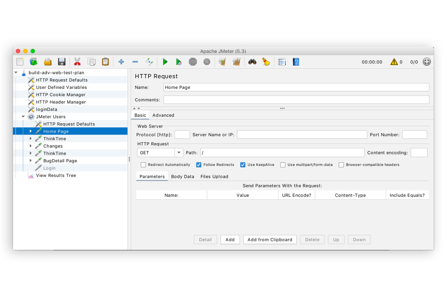 Apache JMeter screenshot - De 10 beste tools voor belastingstests beoordeeld voor 2026