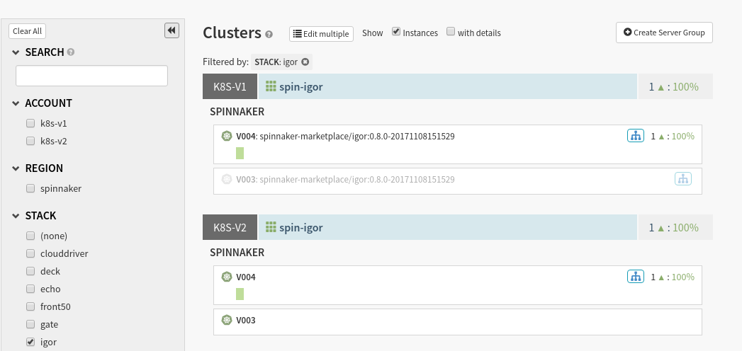 Spinnaker screenshot - 10 beste tools voor continue oplevering beoordeeld voor 2026
