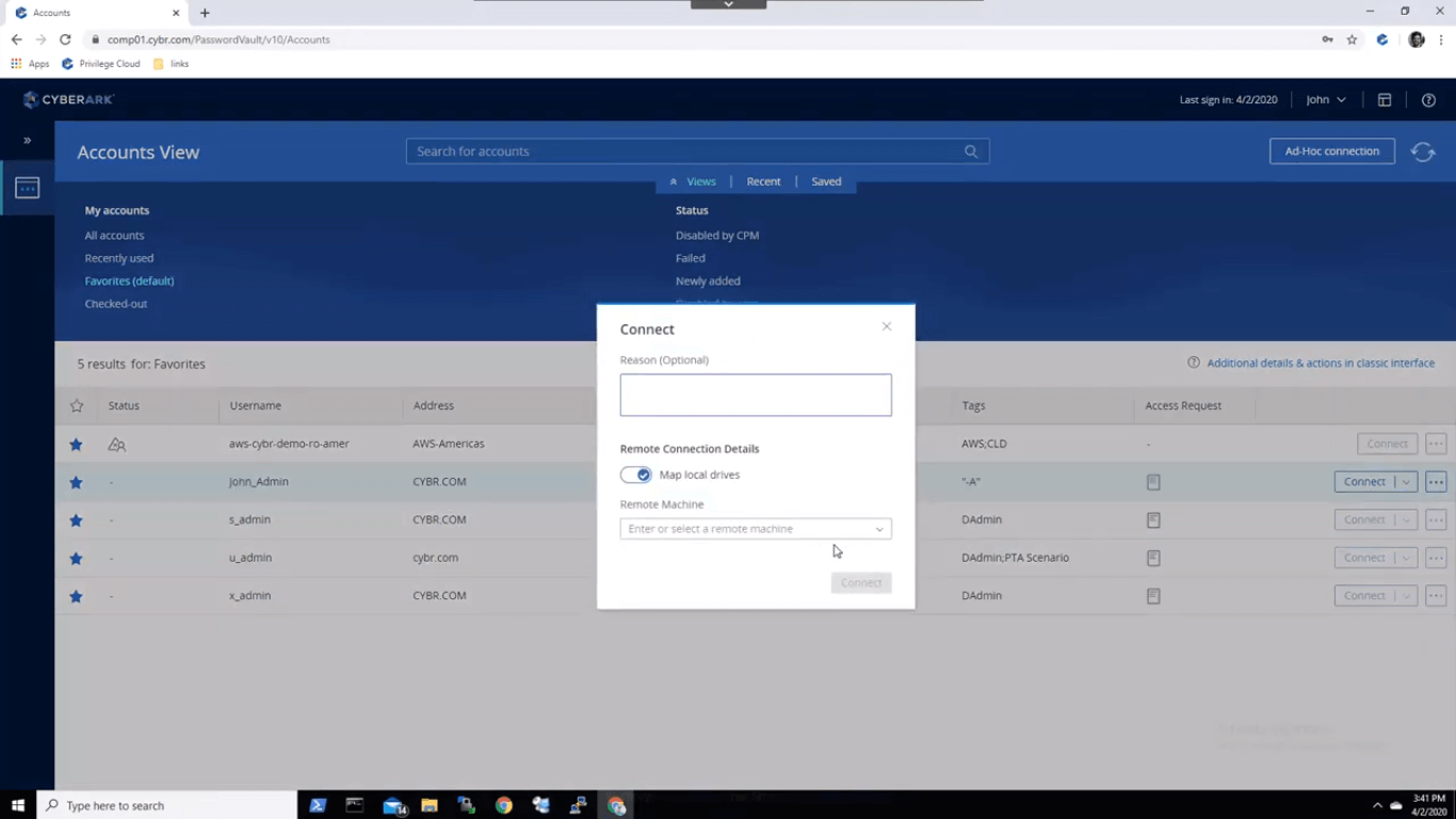 Cyberark screenshot - 10 beste cloudbeveiligingstools beoordeeld voor 2026
