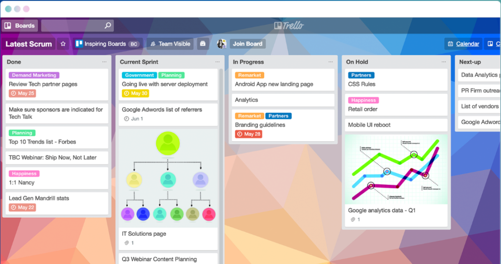 Trello screenshot - De beste tools voor backlogbeheer beoordeeld voor 2026