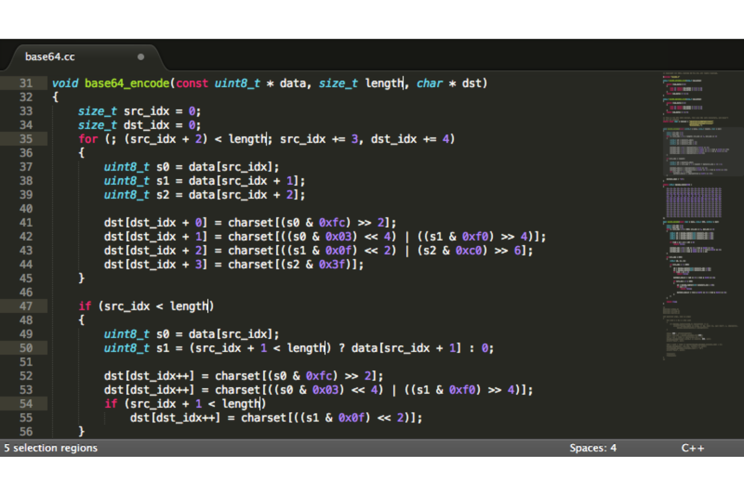Sublime Text screenshot - 10 beste programmeersoftware voor Windows in 2026