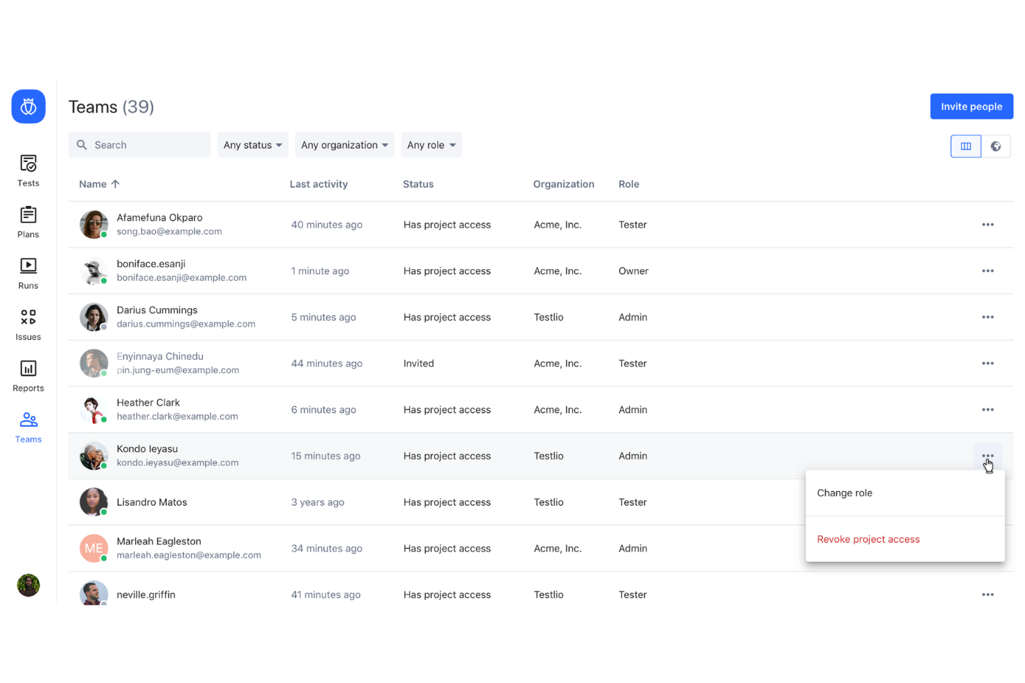 Testlio screenshot - 10 Beste tools voor geautomatiseerd testen beoordeeld voor 2026