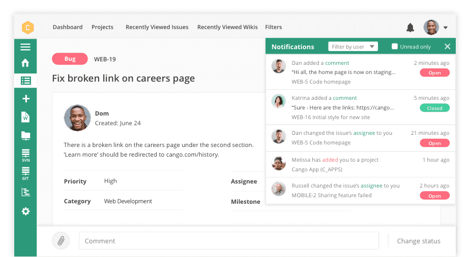 Backlog screenshot - 10 Beste tools voor defectregistratie beoordeeld in 2026