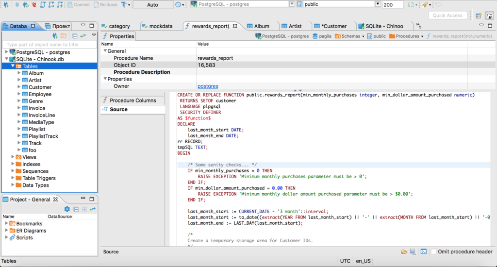 DBeaver screenshot - 10 beste SQL-editors beoordeeld in 2026