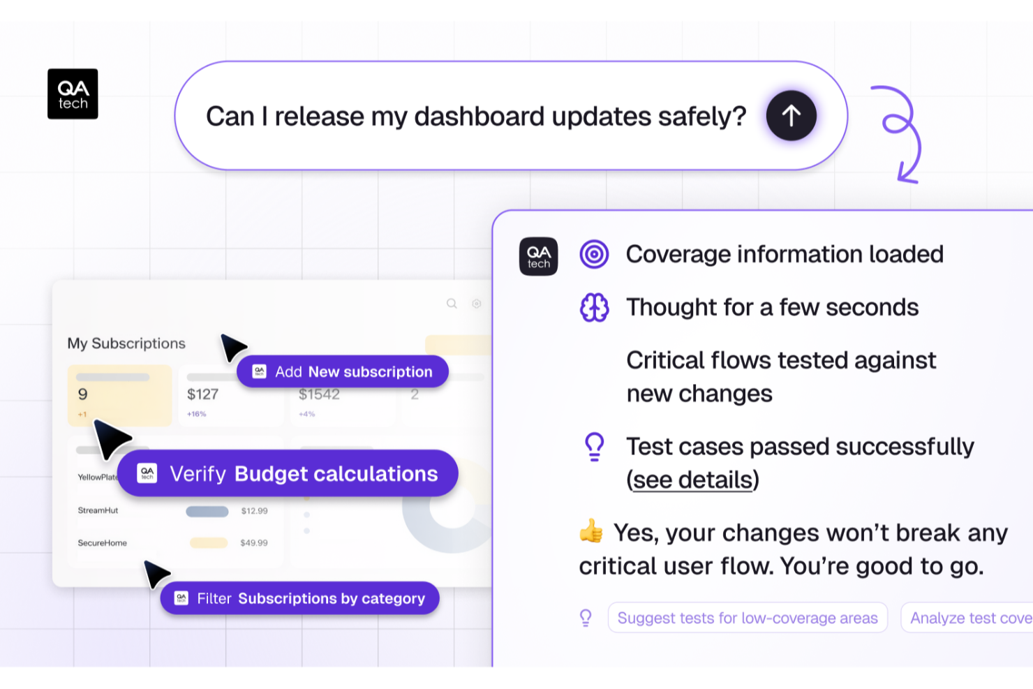 QA.tech screenshot - 10 beste tools voor geautomatiseerd testen beoordeeld voor 2026