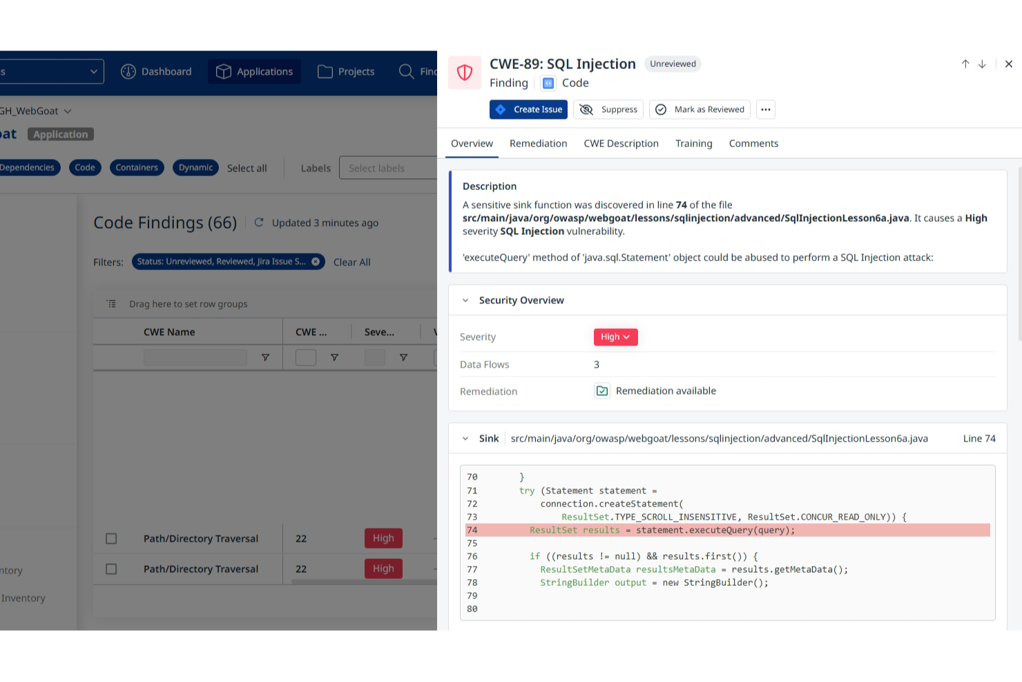 Mend.io screenshot - 10 beste tools voor codeanalyse in 2026