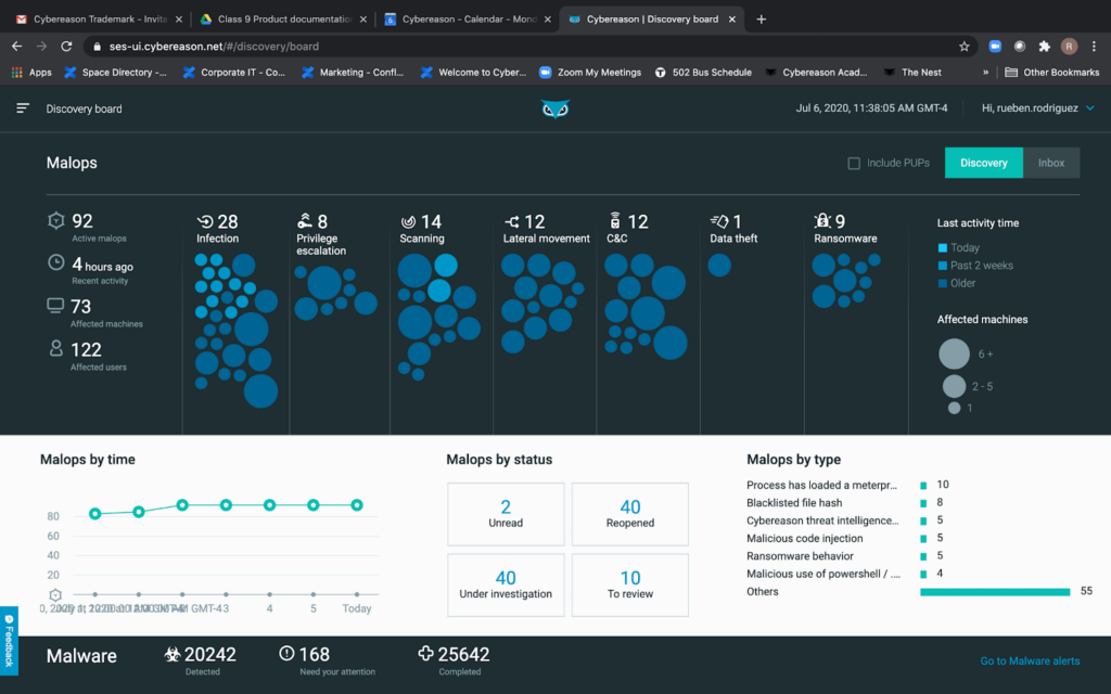 Cybereason EDR screenshot - 10 beste EDR-hulpmiddelen beoordeeld in 2026