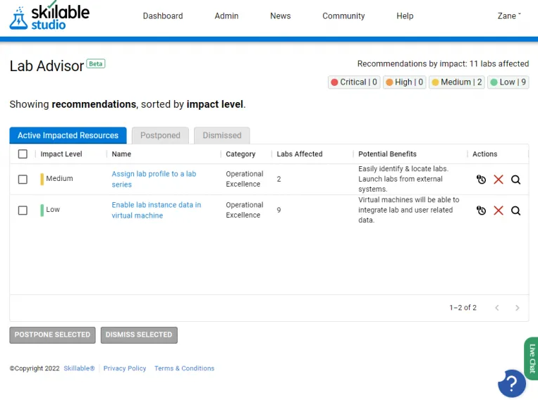 Skillable screenshot - 10 beste software voor virtuele IT-labs beoordeeld in 2026