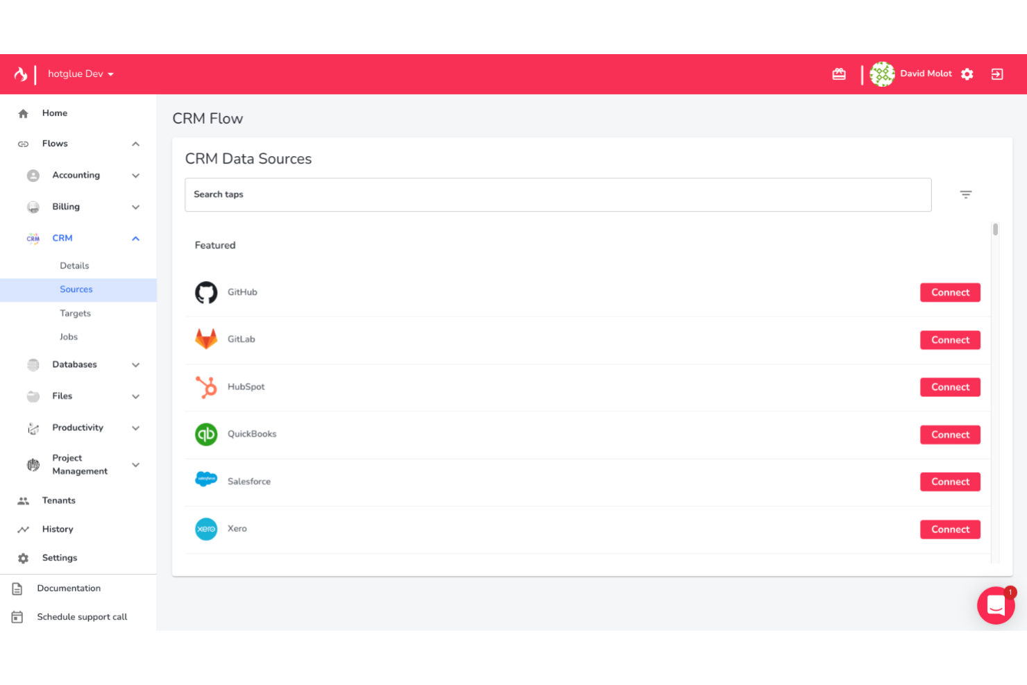 hotglue screenshot - 10 beste ingebedde iPaaS-software beoordeeld in 2026