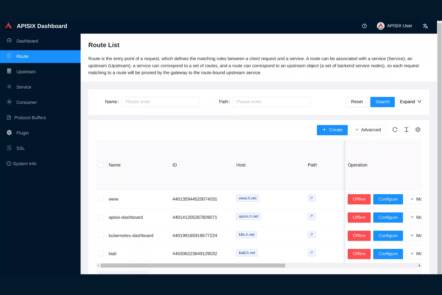 Apache APISIX screenshot - 10 Beste API-gateways voor microservice-apps in 2026