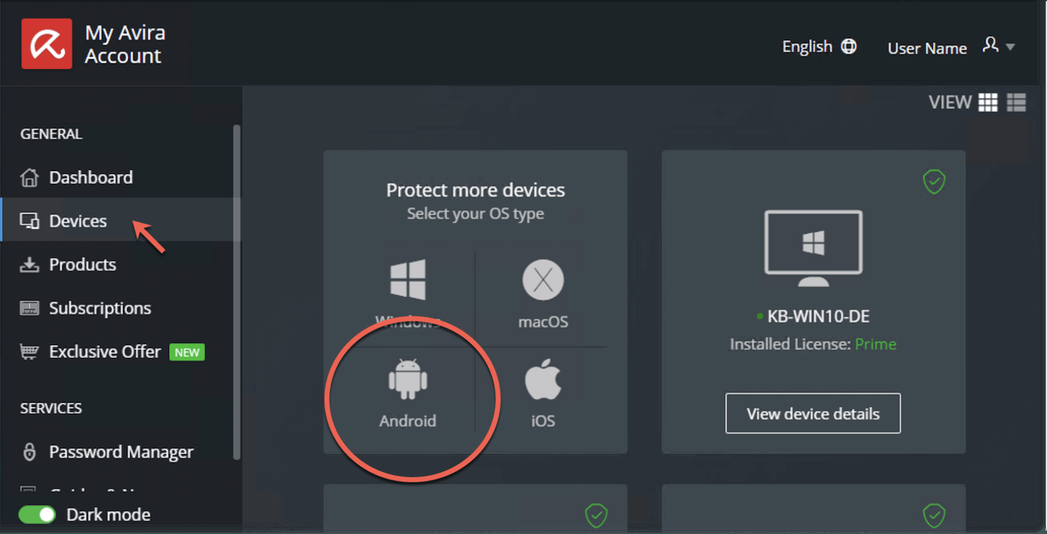 Avira Prime screenshot - 10 beste antivirussoftware van 2026