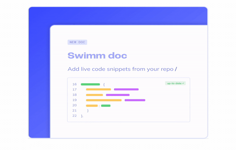 Swimm screenshot - 10 Beste platforms voor samenwerkend programmeren in 2026