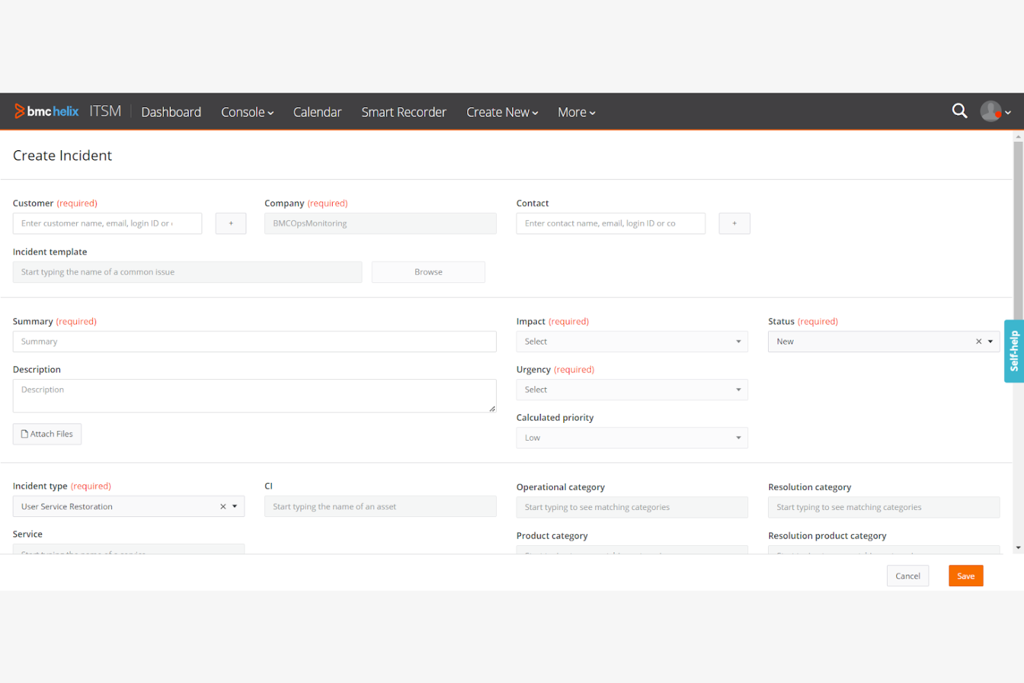 BMC Helix ITSM screenshot - 10 beste software voor servicemanagement beoordeeld in 2026