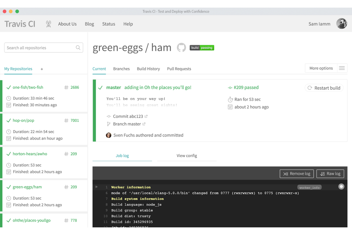 Travis CI screenshot - 10 beste Jenkins-alternatieven beoordeeld in 2026