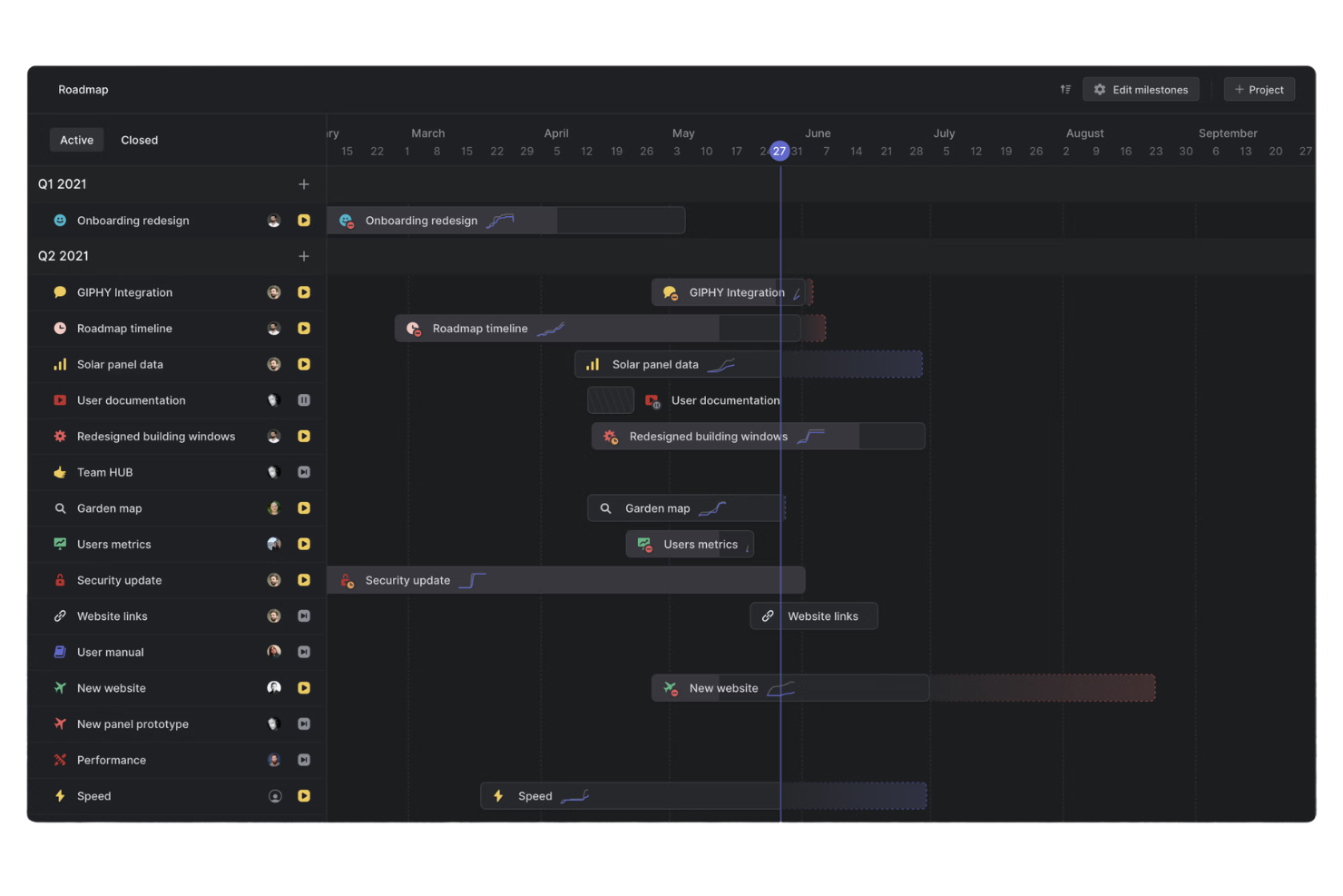 Linear screenshot - 10 bästa verktygen för projekthantering inom programvaruutveckling 2026