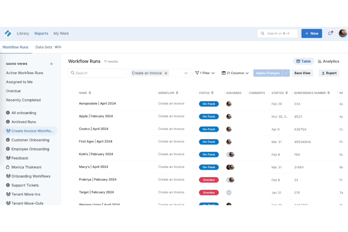 Process Street screenshot - 10 bästa verktygen för att bygga appar utan kod – granskade 2026