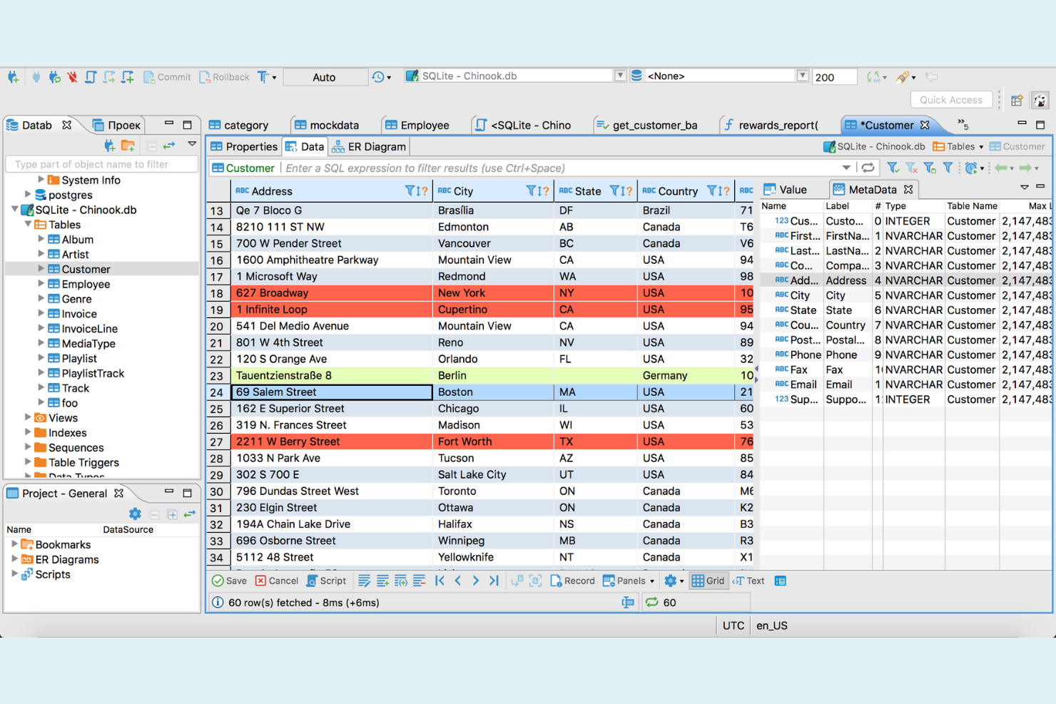 DBeaver screenshot - 10 alternativ till MySQL Workbench för 2026