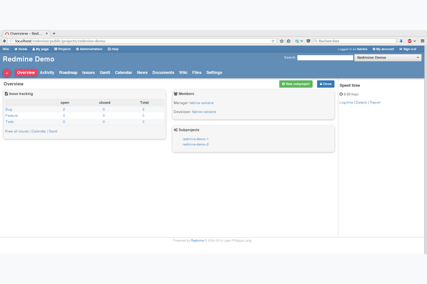 Redmine screenshot - 10 bästa kostnadsfria verktygen för kravhantering – granskade 2026