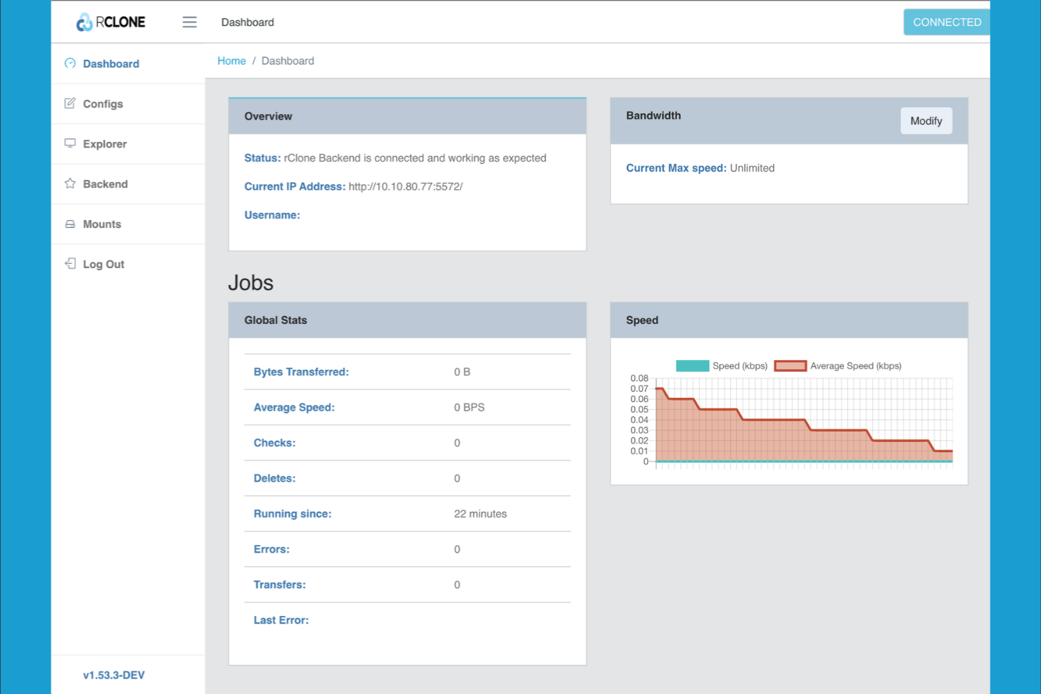 Rclone screenshot - 10 mejores alternativas a GoodSync en 2026