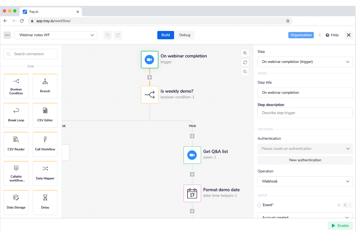 Tray.io screenshot - 14 alternative a Workato selezionate per il 2026
