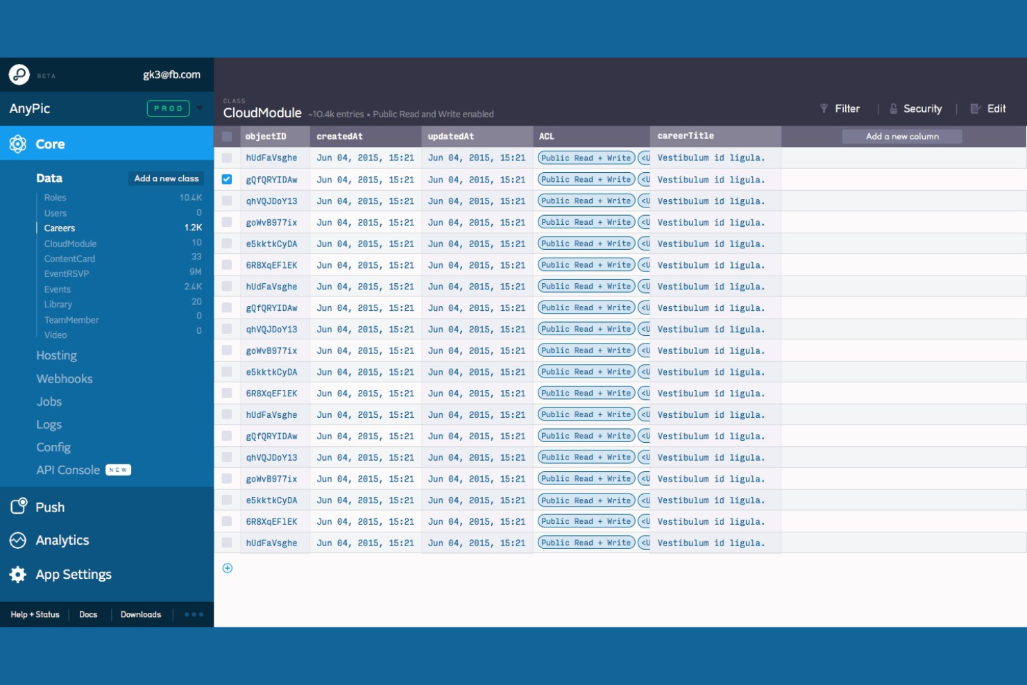 Parse Platform screenshot - 10 mejores alternativas a Firebase para 2026