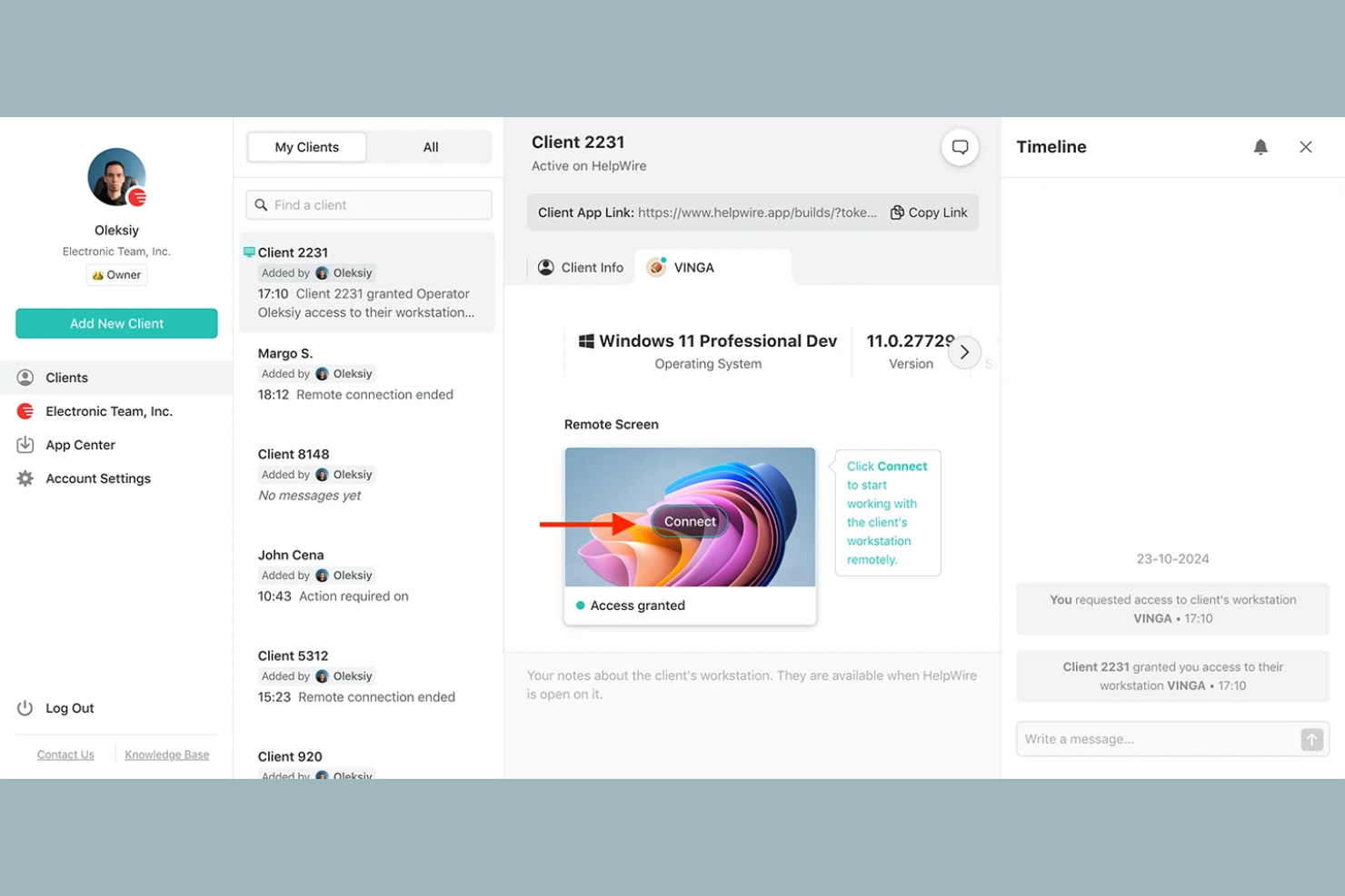 HelpWire screenshot - 10 mejores alternativas a GoToMyPC seleccionadas para 2026