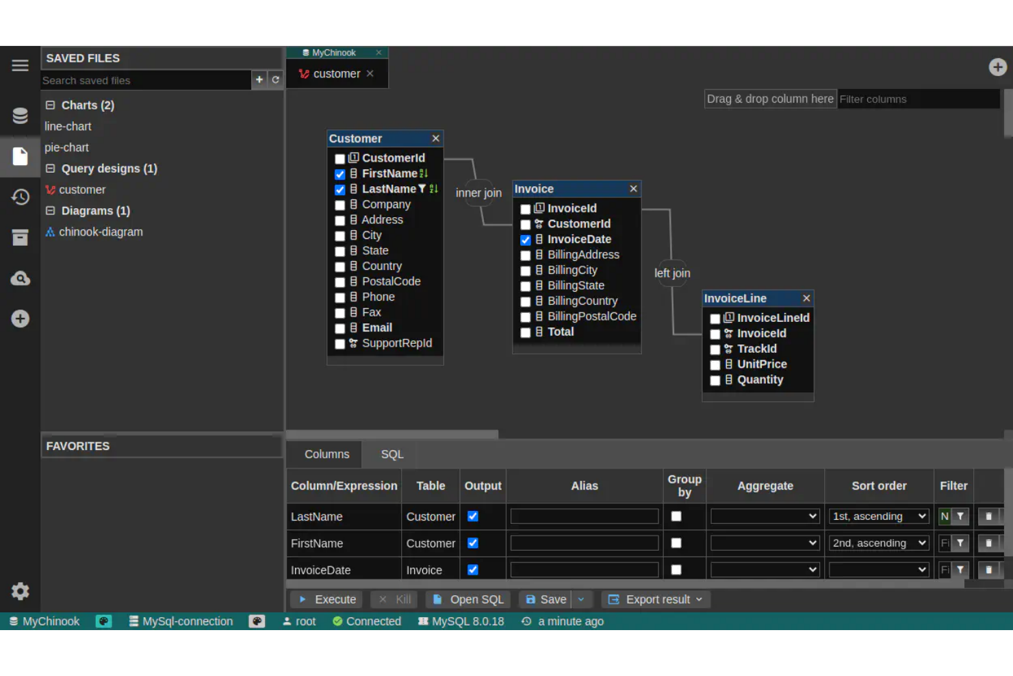DbGate screenshot - 10 alternativas a DBeaver en 2026