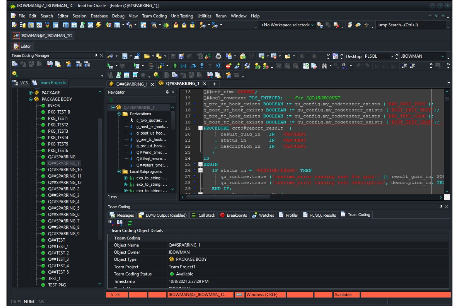 Toad screenshot - 10 alternativas a DBeaver en 2026