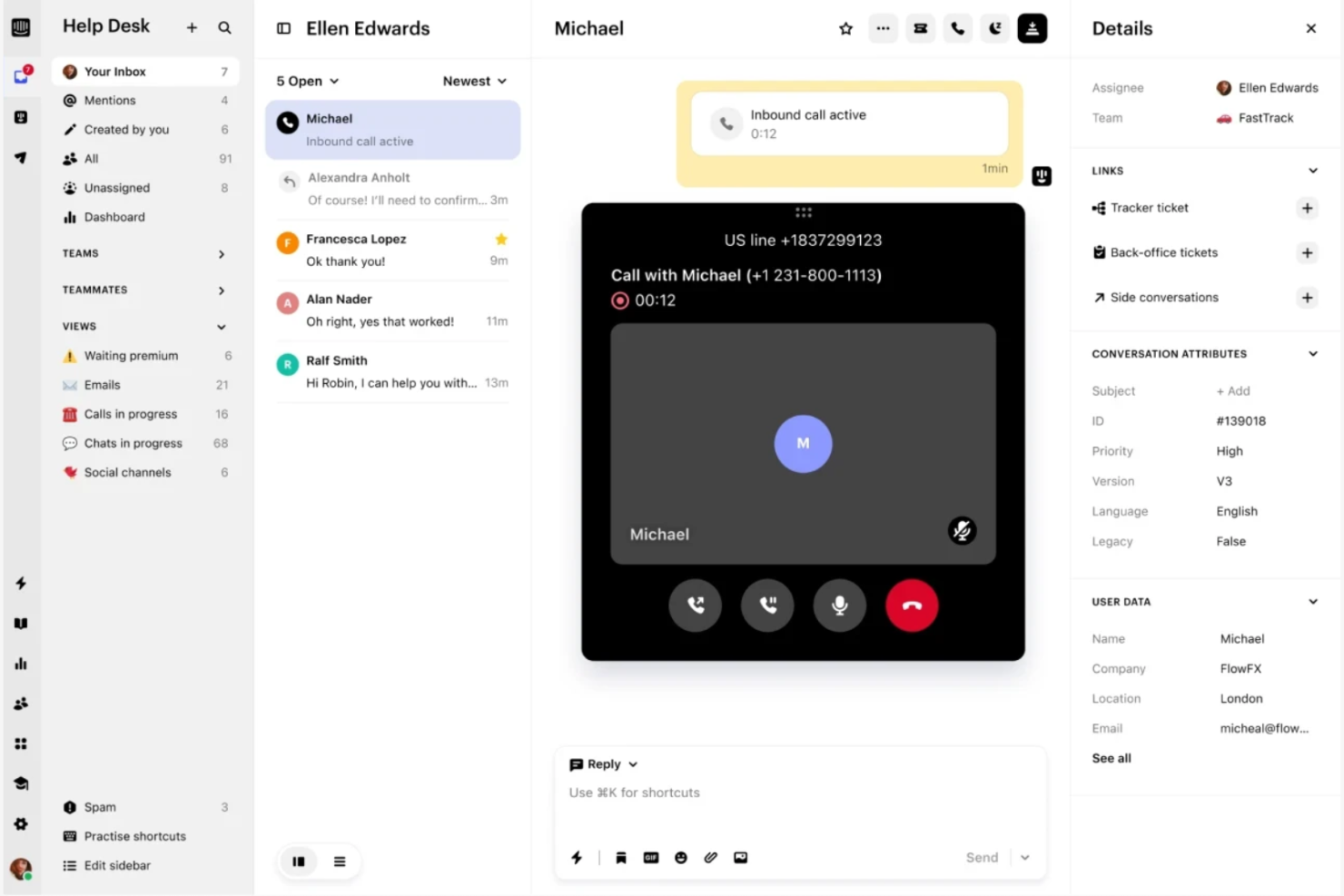 Intercom screenshot - 10 meilleures alternatives à Trengo examinées en 2026