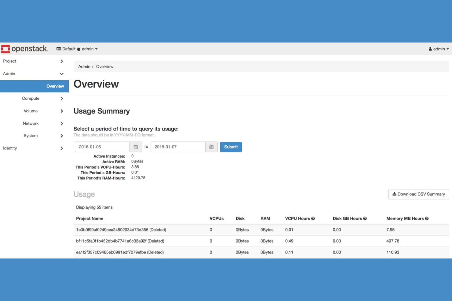 OpenStack screenshot - 10 meilleures alternatives à VMware passées en revue en 2026