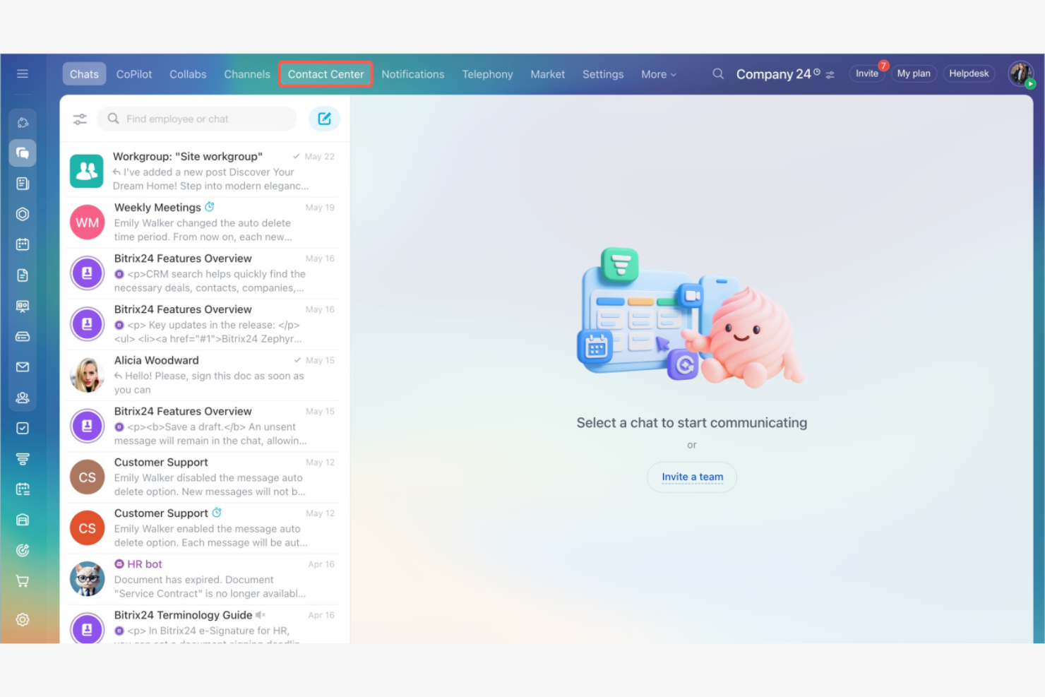 Bitrix24 screenshot - Las 10 mejores alternativas a Trengo analizadas en 2026