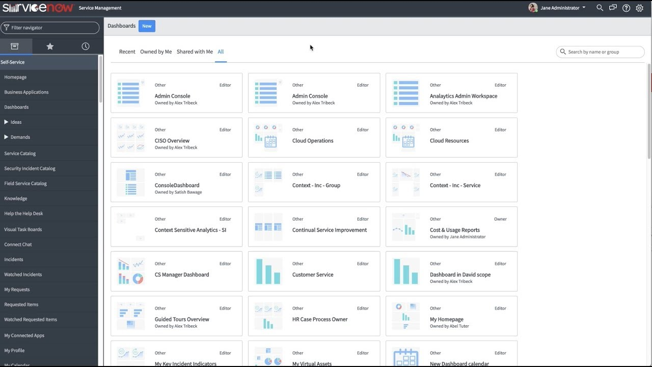 ServiceNow screenshot - 10 Meilleures Alternatives à BetterCloud pour 2026