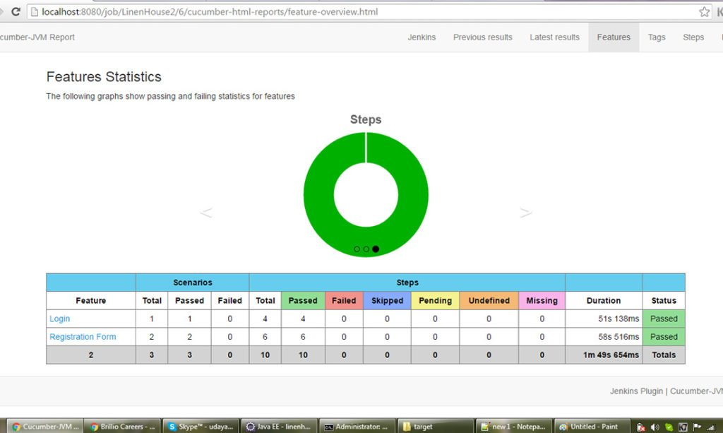 Cucumber screenshot - 10 Best Automation Testing Tools Reviewed for 2026