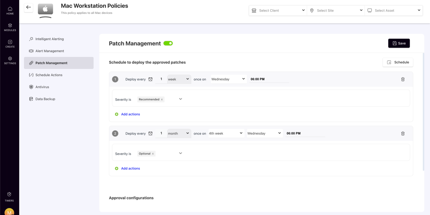 SuperOps screenshot - 22 meilleurs logiciels de protection des points de terminaison en 2026