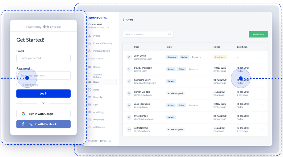 Frontegg screenshot - Unlocking Easy Access: A List Of 25 Best Single Sign-On Solutions Of 2026