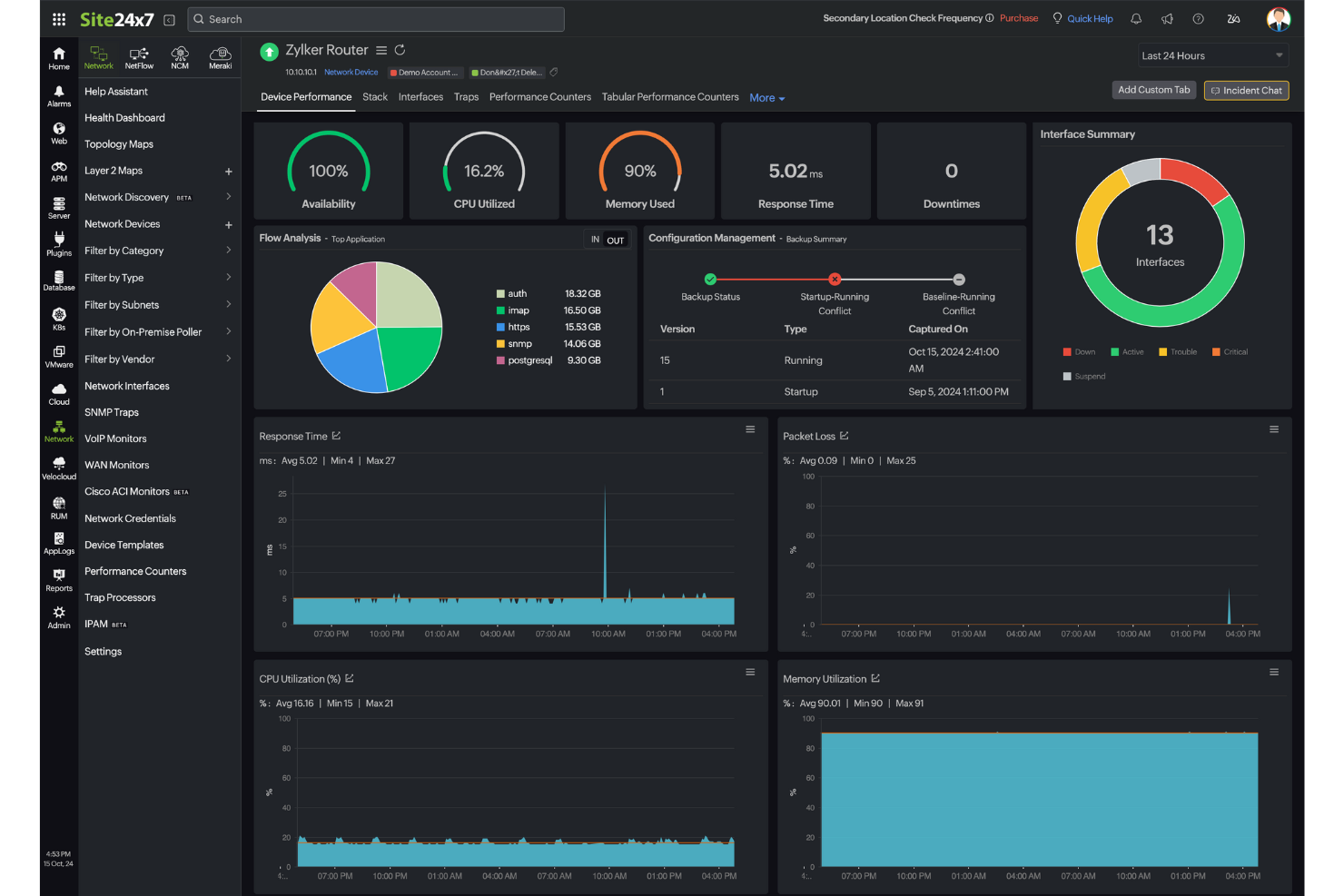 Site24x7 screenshot - 24 Best System Monitoring Tools Reviewed in 2026