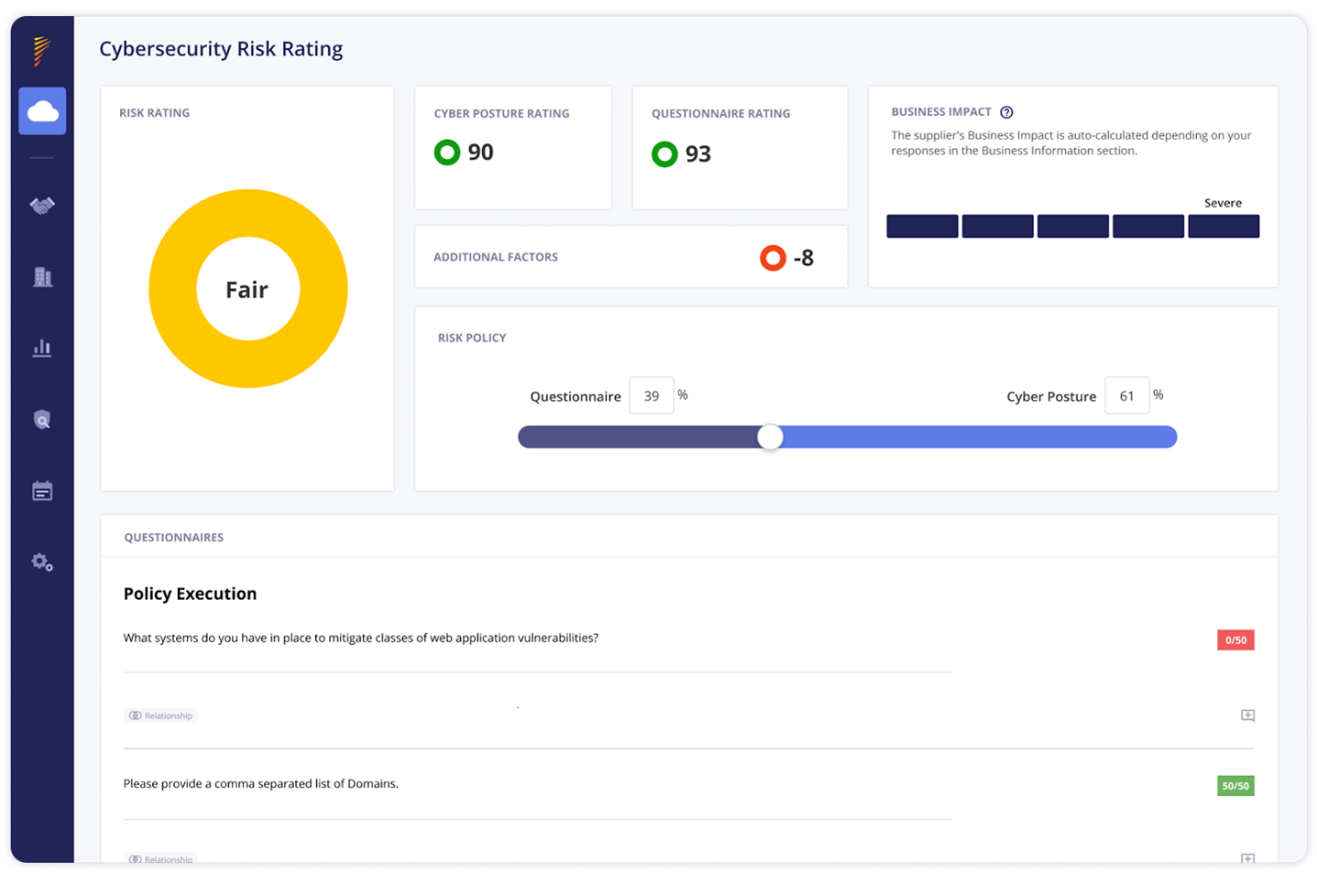 Panorays screenshot - 10 Best Cybersecurity Risk Management Software Reviewed in 2026