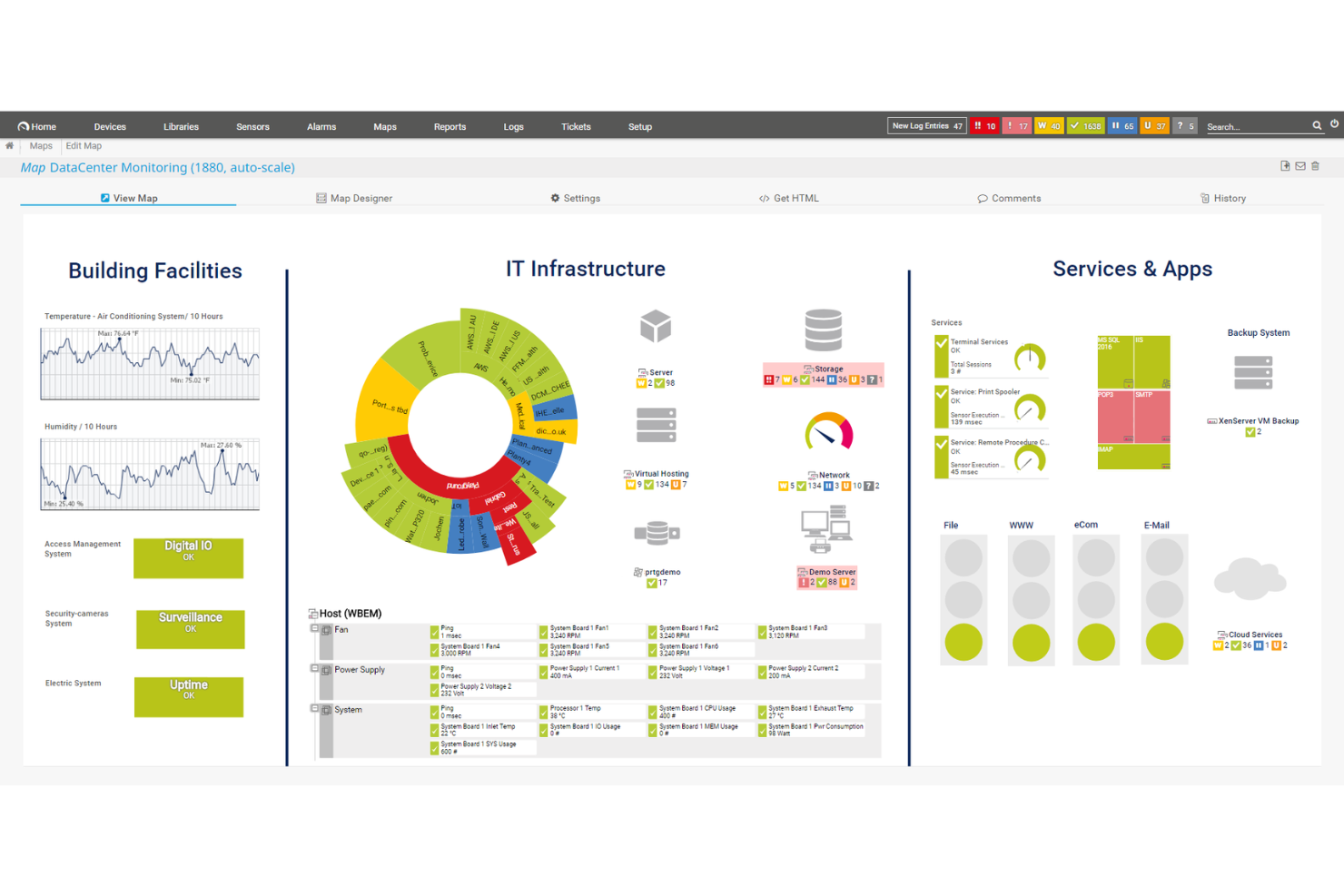 Paessler PRTG screenshot - 10 Best Open-Source Network Monitoring Tools Reviewed in 2026
