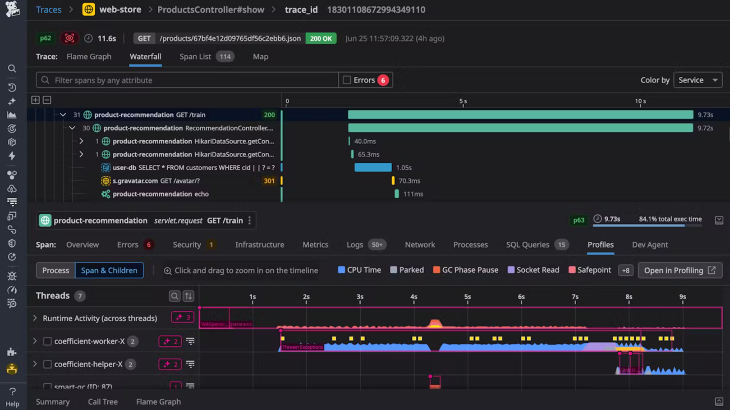 Datadog screenshot - 23 Best Auvik Alternatives Reviewed in 2026