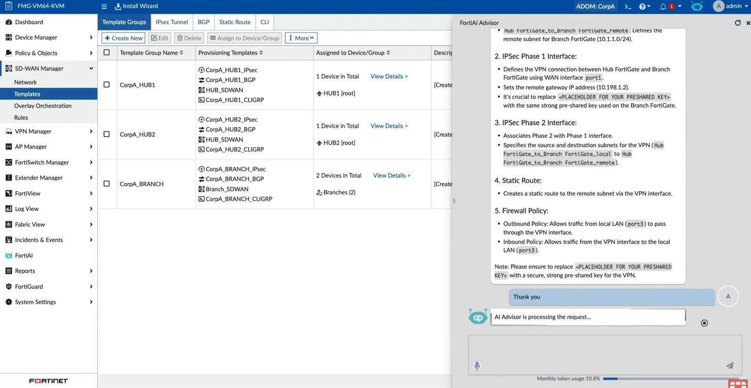 Fortinet FortiManager screenshot - 23 Best Auvik Alternatives Reviewed in 2026