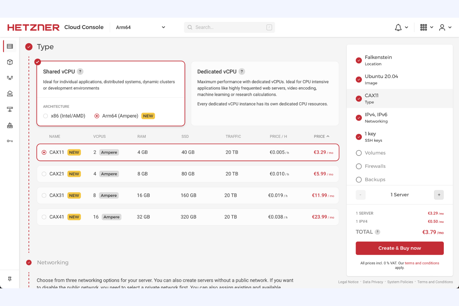 Hetzner screenshot - 10 Best DigitalOcean Alternatives Reviewed in 2026
