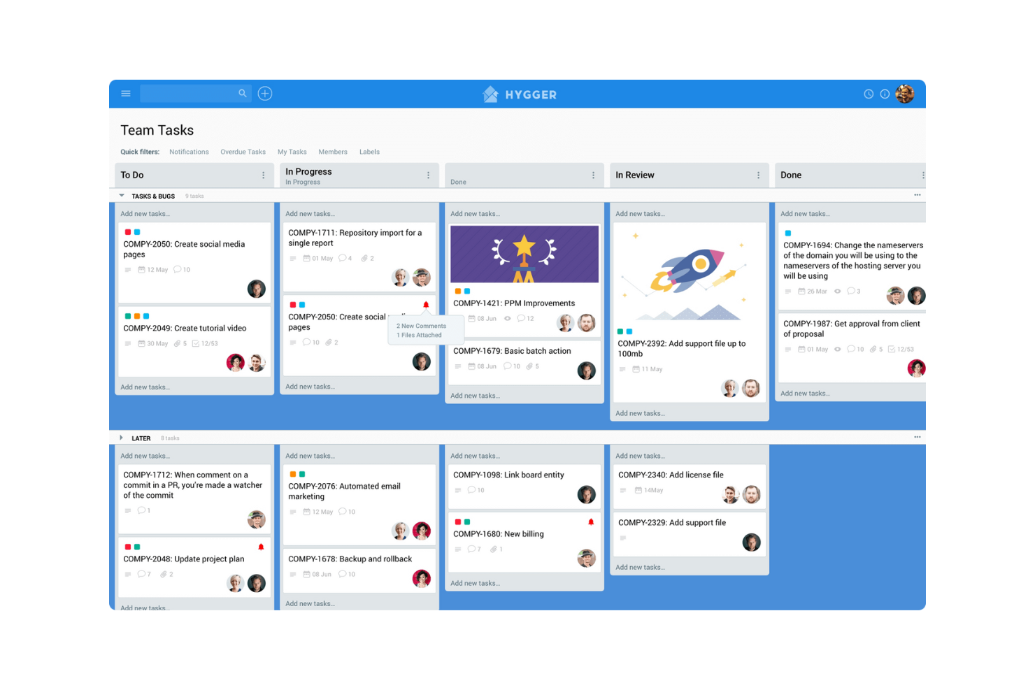 Hygger screenshot - 14 Best Agile Requirements Management Tools Reviewed in 2026