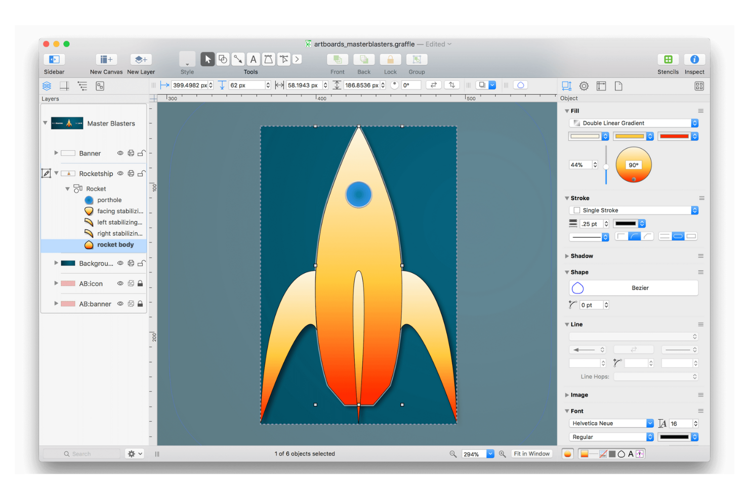 OmniGraffle screenshot - 13 alternatives à Microsoft Visio pour 2026